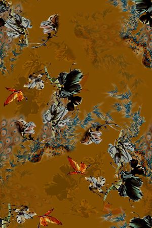 旗袍印花华亿平台图片