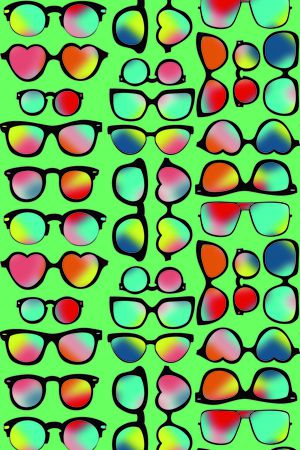 几何印花华亿平台图片