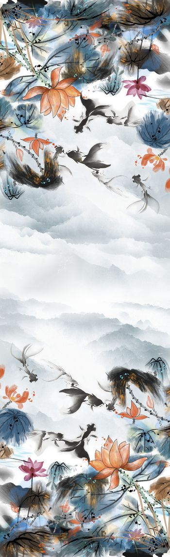 荷花印花华亿平台图片