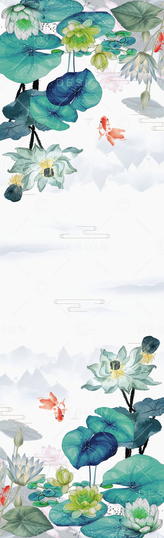 荷花印花华亿平台图片