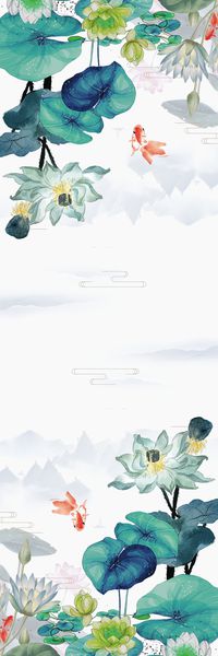 荷花印花华亿平台图片