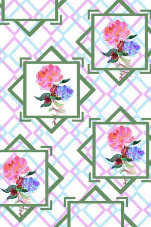 几何印花华亿平台图片