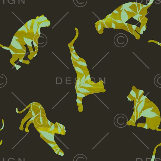 动物花卉印花华亿平台图片