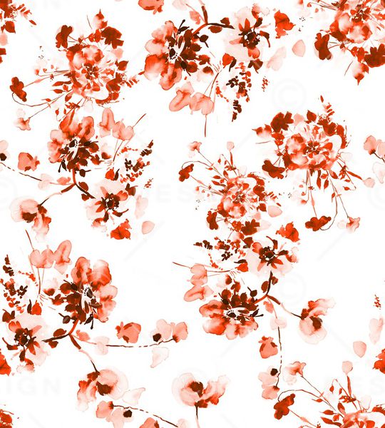 蔷薇花印花华亿平台图片