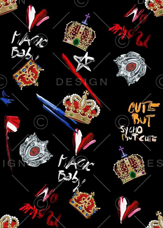 字母印花华亿平台图片