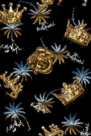 字母印花华亿平台图片