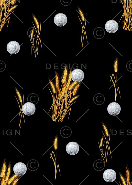 麦穗印花华亿平台图片