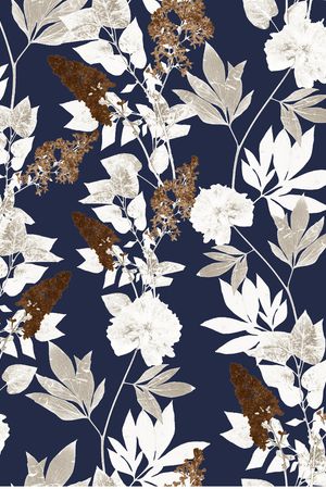 复古印花华亿平台图片