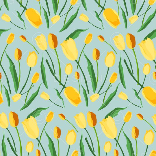 郁金香印花华亿平台图片