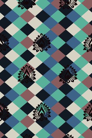 几何印花华亿平台图片