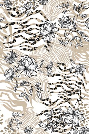 动物花卉印花华亿平台图片