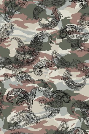 传统纹样印花华亿平台图片