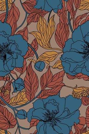 复古印花华亿平台图片