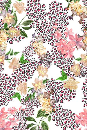 动物花卉印花华亿平台图片