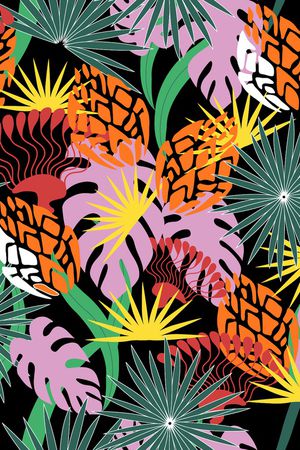 菠萝印花华亿平台图片