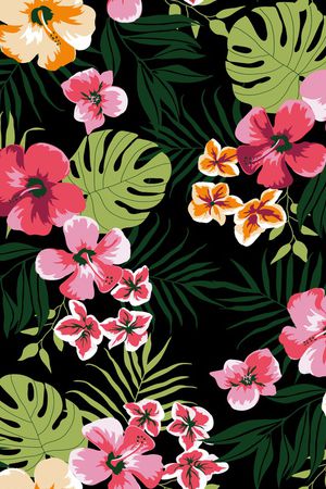 绿植树叶印花华亿平台图片