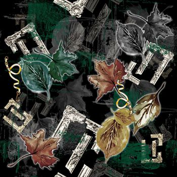 复古印花华亿平台图片