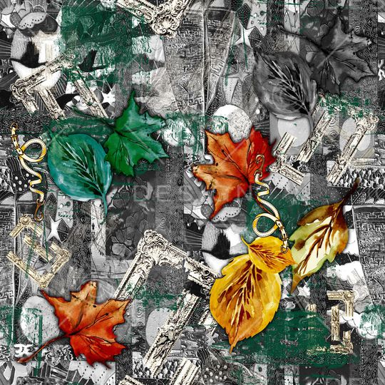 复古印花华亿平台图片