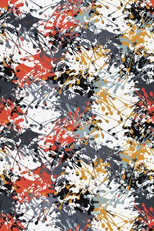 抽象男装印花华亿平台图片