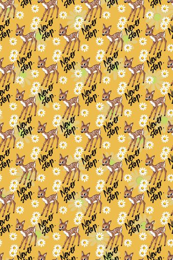 1364355-200919小鹿雏菊黄色