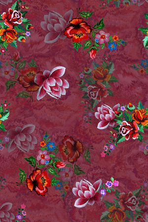 旗袍印花华亿平台图片