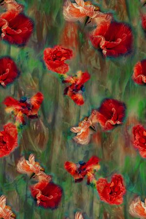 旗袍印花华亿平台图片