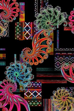 几何印花华亿平台图片