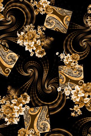 几何印花华亿平台图片