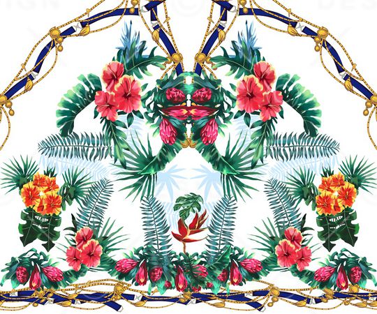 定位花印花华亿平台图片