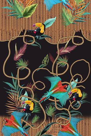 定位花印花华亿平台图片