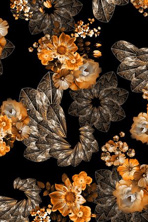 绿植树叶印花华亿平台图片