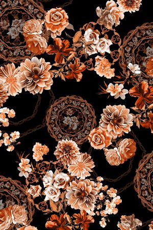 绿植树叶印花华亿平台图片