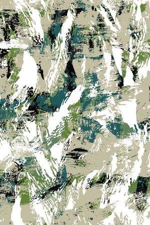 抽象花卉印花华亿平台图片