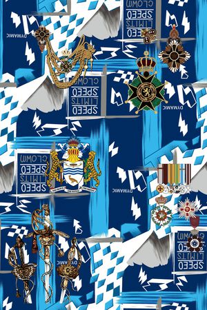 几何印花华亿平台图片