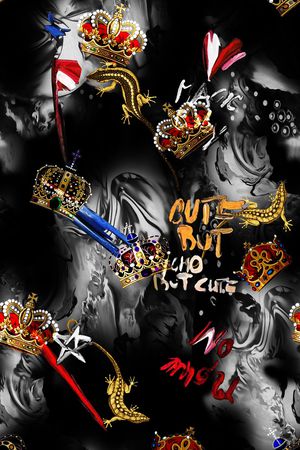 字母印花华亿平台图片