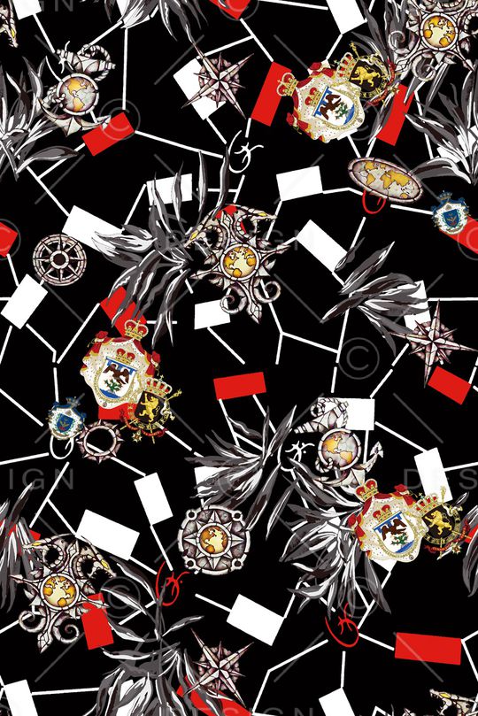 几何印花华亿平台图片