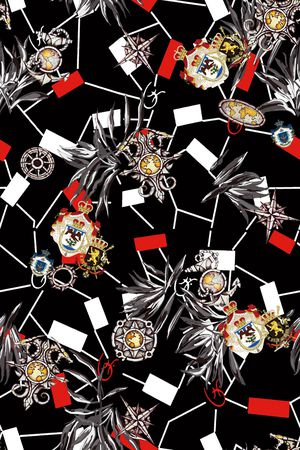 几何印花华亿平台图片