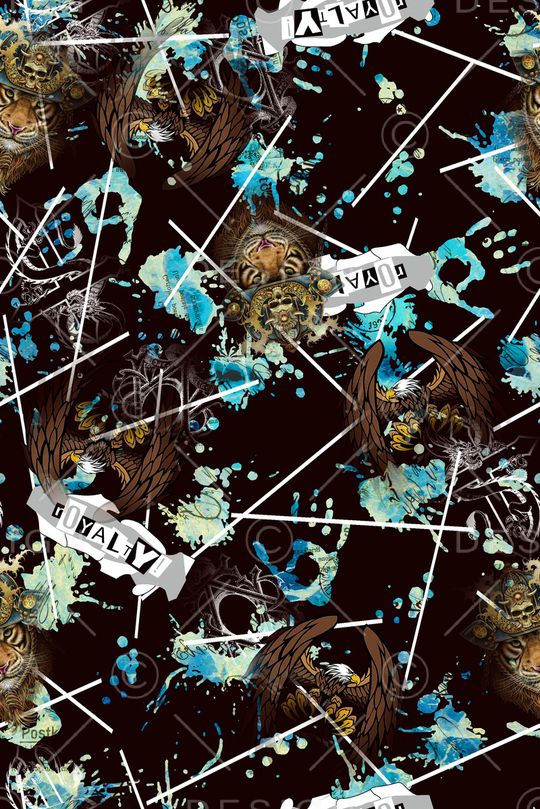 字母印花华亿平台图片