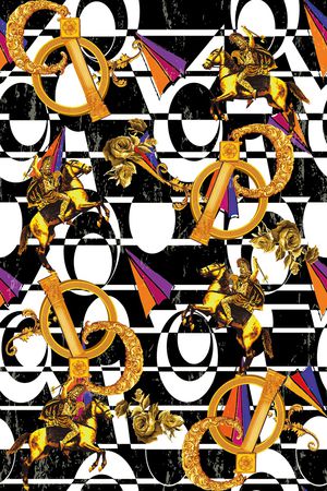 几何印花华亿平台图片