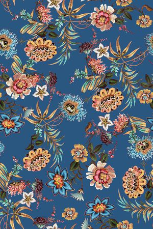 旗袍印花华亿平台图片