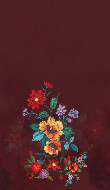 女装定位花印花华亿平台图片