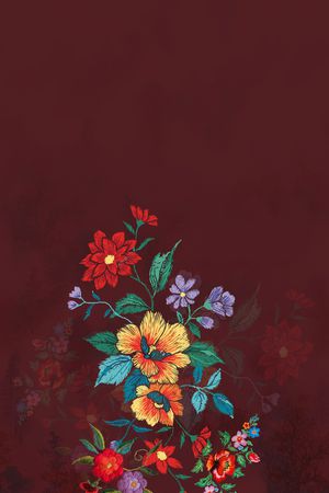 女装定位花印花华亿平台图片