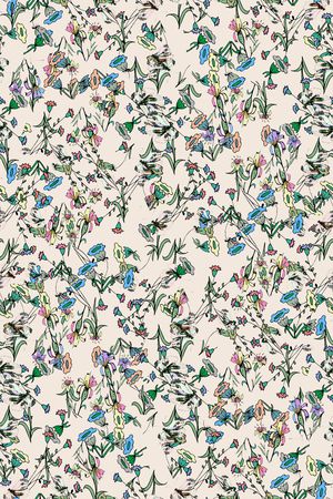 绿植树叶印花华亿平台图片