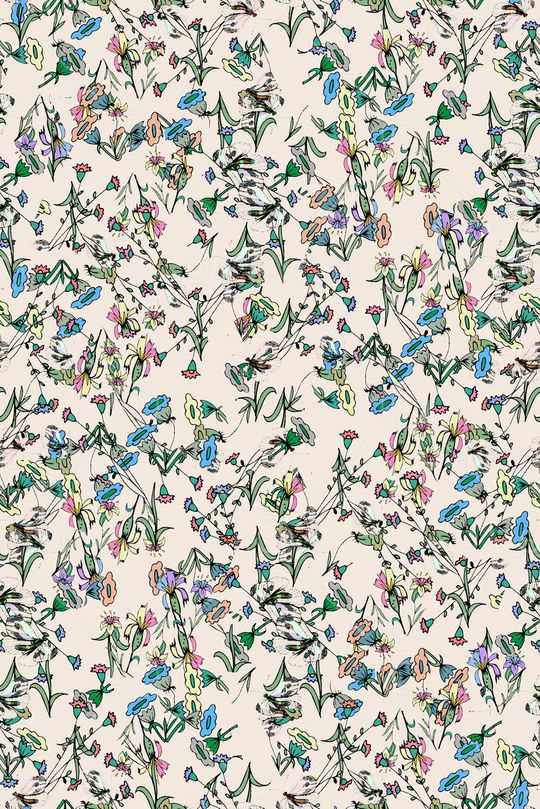 绿植树叶印花华亿平台图片