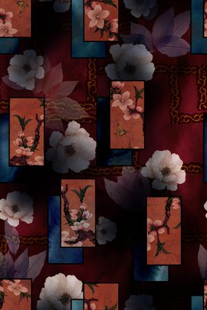 民族风印花华亿平台图片