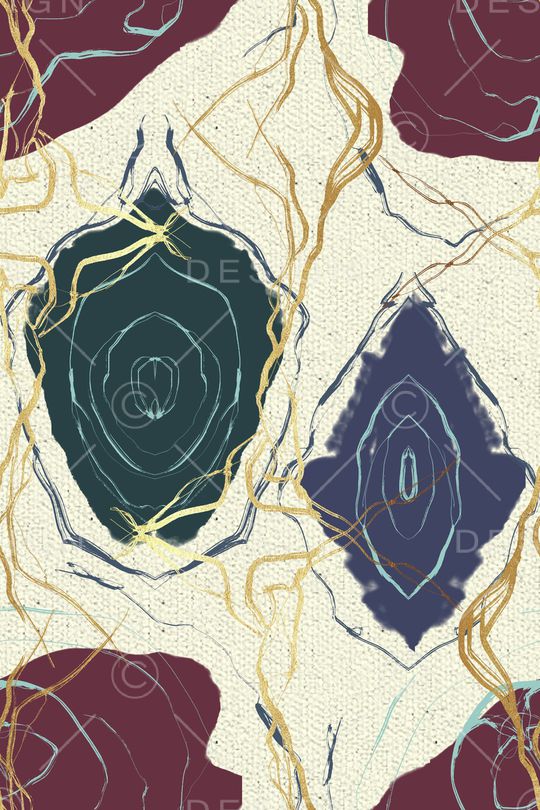 线条印花华亿平台图片