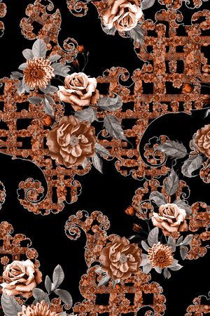 绿植树叶印花华亿平台图片