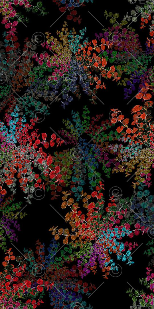 绿植树叶印花华亿平台图片