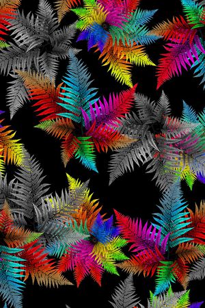 绿植树叶印花华亿平台图片