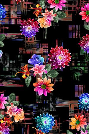 几何印花华亿平台图片